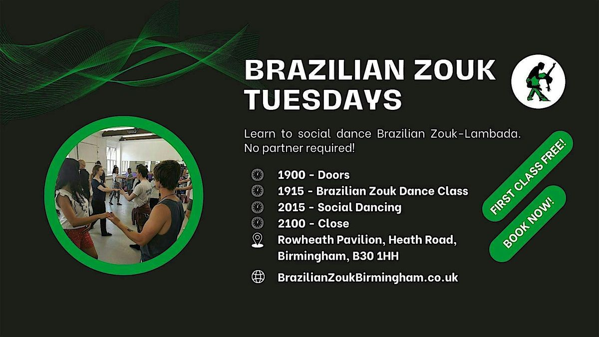 Brazilian Zouk Tuesdays, 2 September | Event in Birmingham | AllEvents