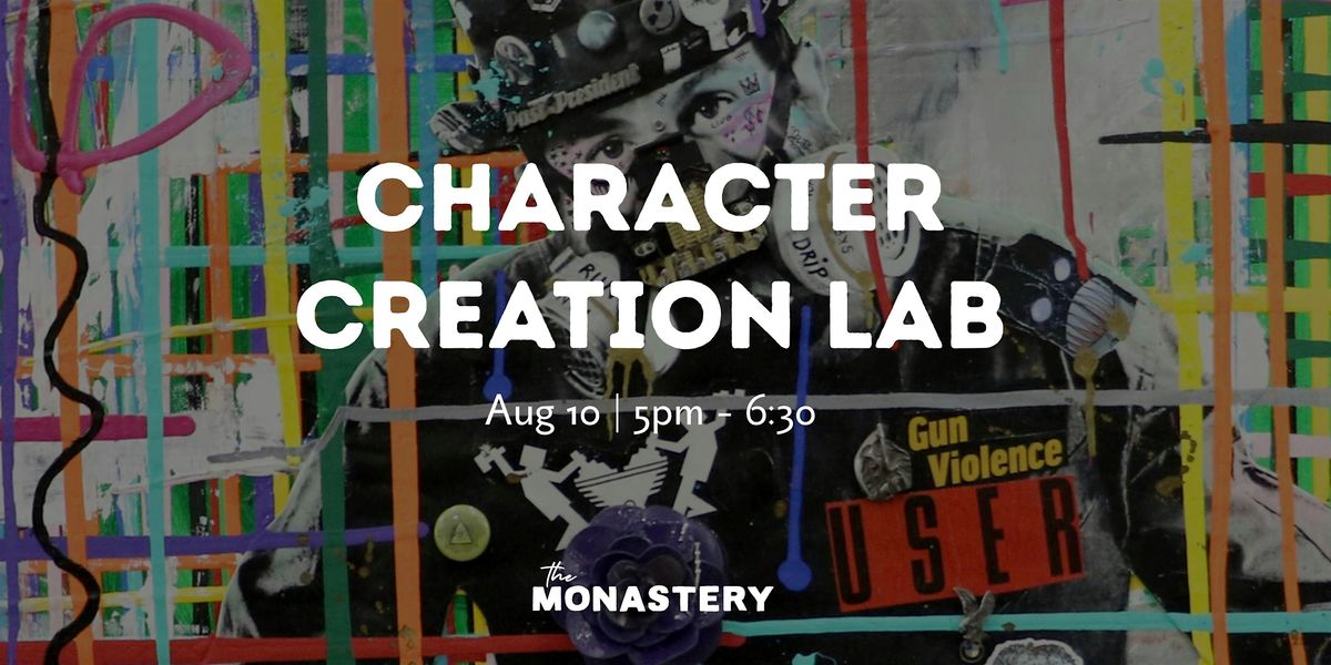 Character Creation Lab, 10 August | Event in Peoria | AllEvents
