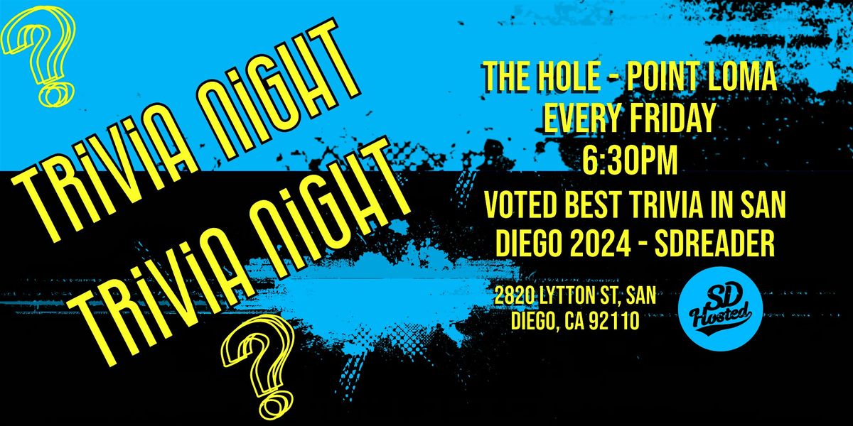 Twisted Trivia at The Hole | Event in San Diego | AllEvents