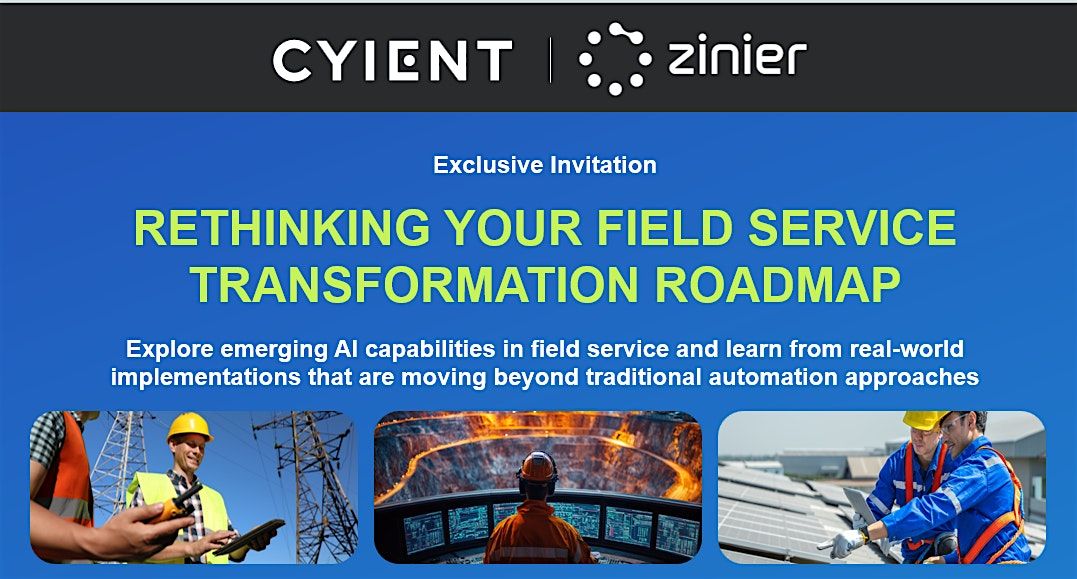 RETHINKING YOUR FIELD SERVICE TRANSFORMATION ROADMAP - MELBOURNE, 2 July | Event in Melbourne | AllEvents