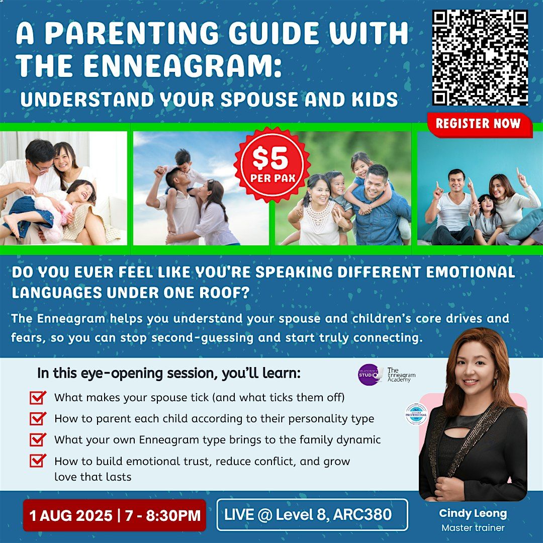 A Parenting Guide with the Enneagram: Understand Your Spouse and Kids | Event in Singapore | AllEvents