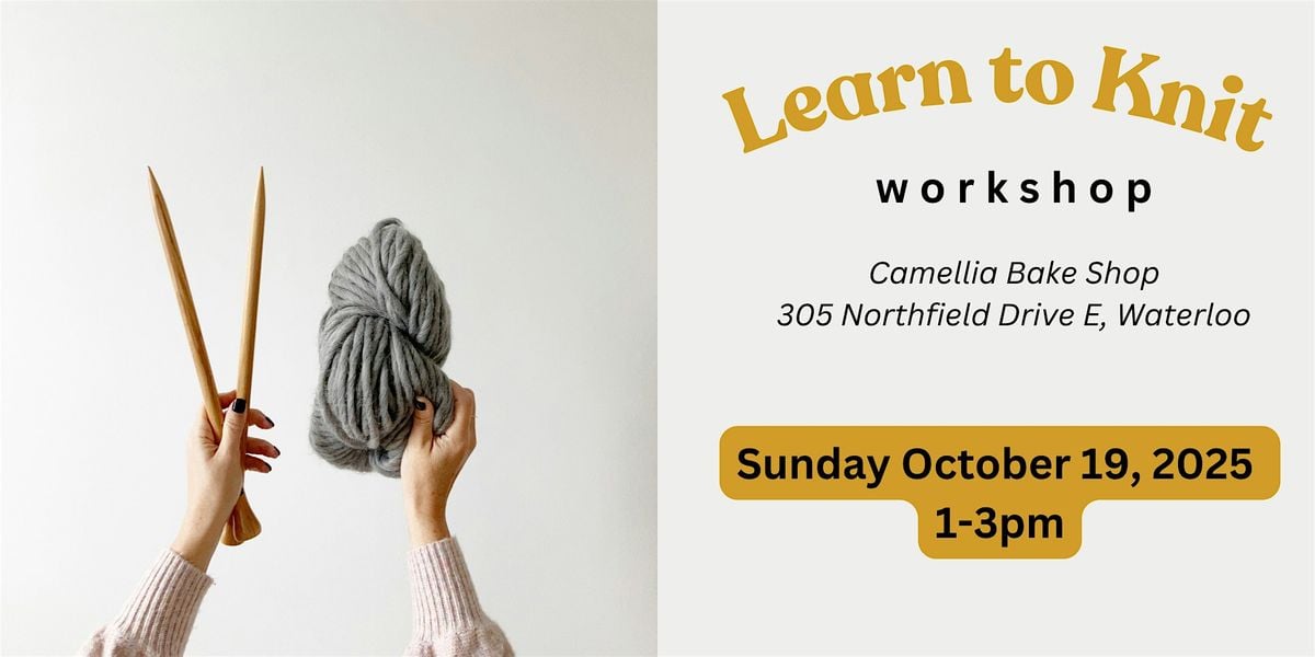 Learn to Knit at a Cozy Cafe in Waterloo, 19 October | Event in Waterloo | AllEvents