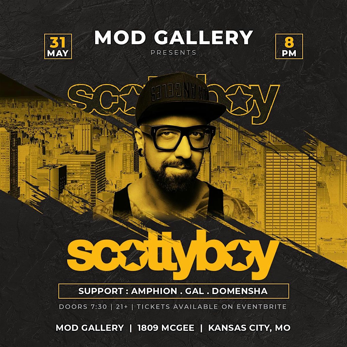 DJ Scotty Boy LIVE at MOD Gallery, 31 May | Event in Kansas City | AllEvents