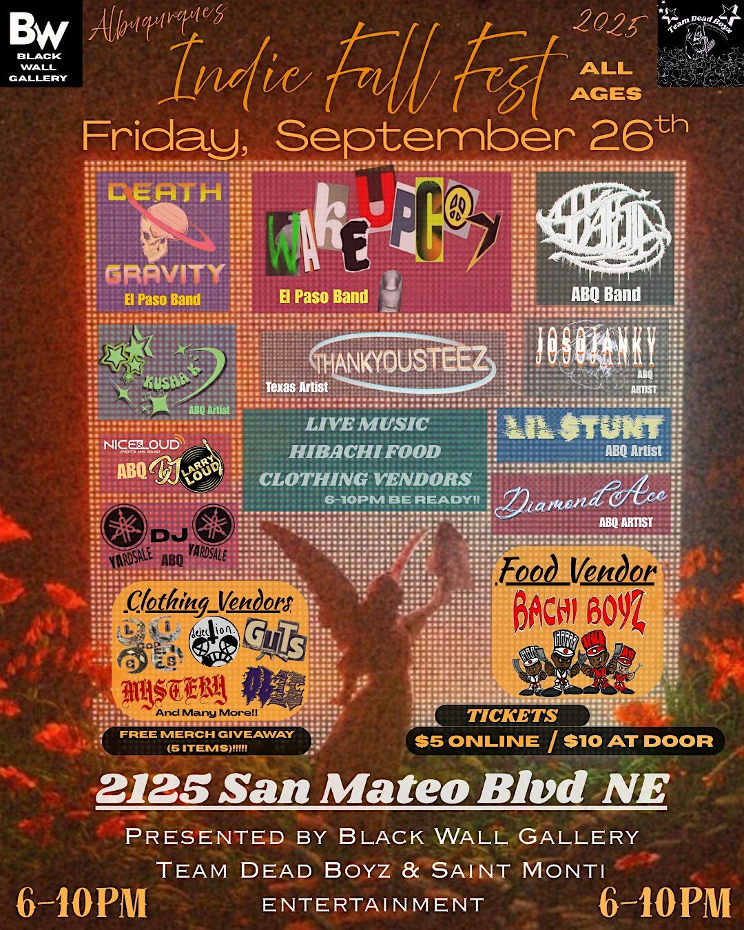 Albuquerque’s Indie Fall Festival 2025, 26 September | Event in Albuquerque | AllEvents