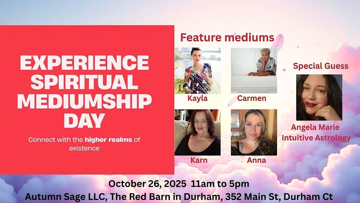 Mediumship Day with vendors and healers, 26 October | Event in Durham | AllEvents