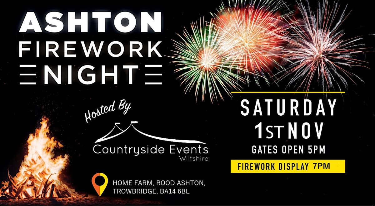 Ashton Firework Night 2025, 1 November | Event in Trowbridge | AllEvents