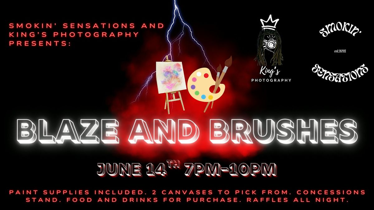 Blaze And Brushes, 14 June | Event in Warren | AllEvents