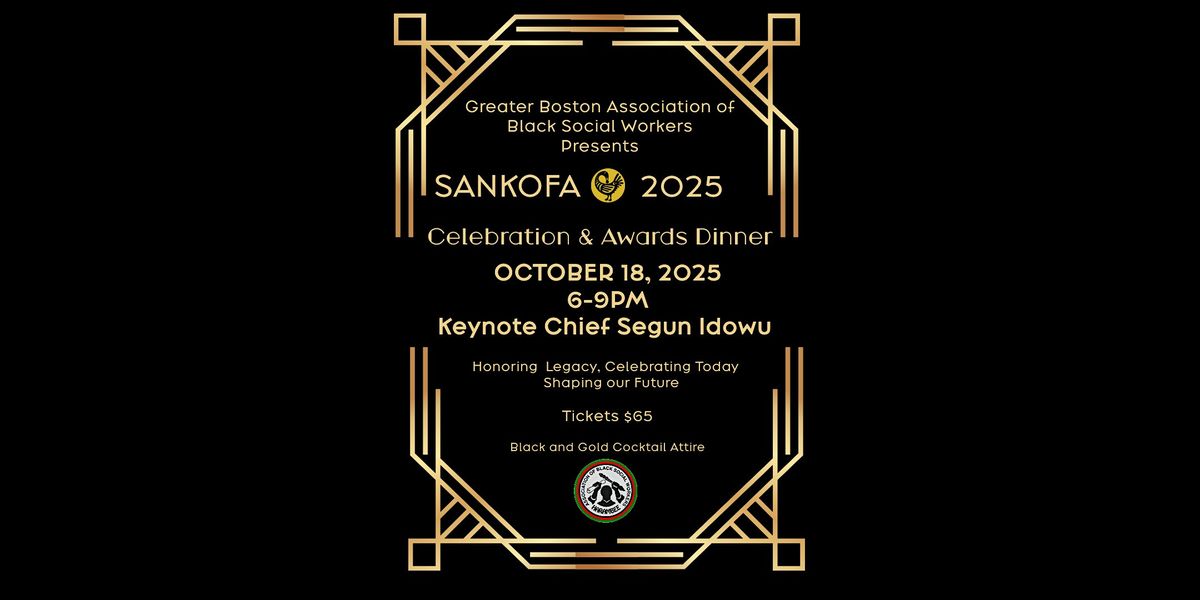 Greater Boston ABSW Sankofa Celebration and Awards Dinner 2025, 18 October | Event in Boston | AllEvents