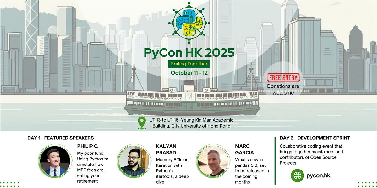 PyCon HK 2025 – Sailing Together: