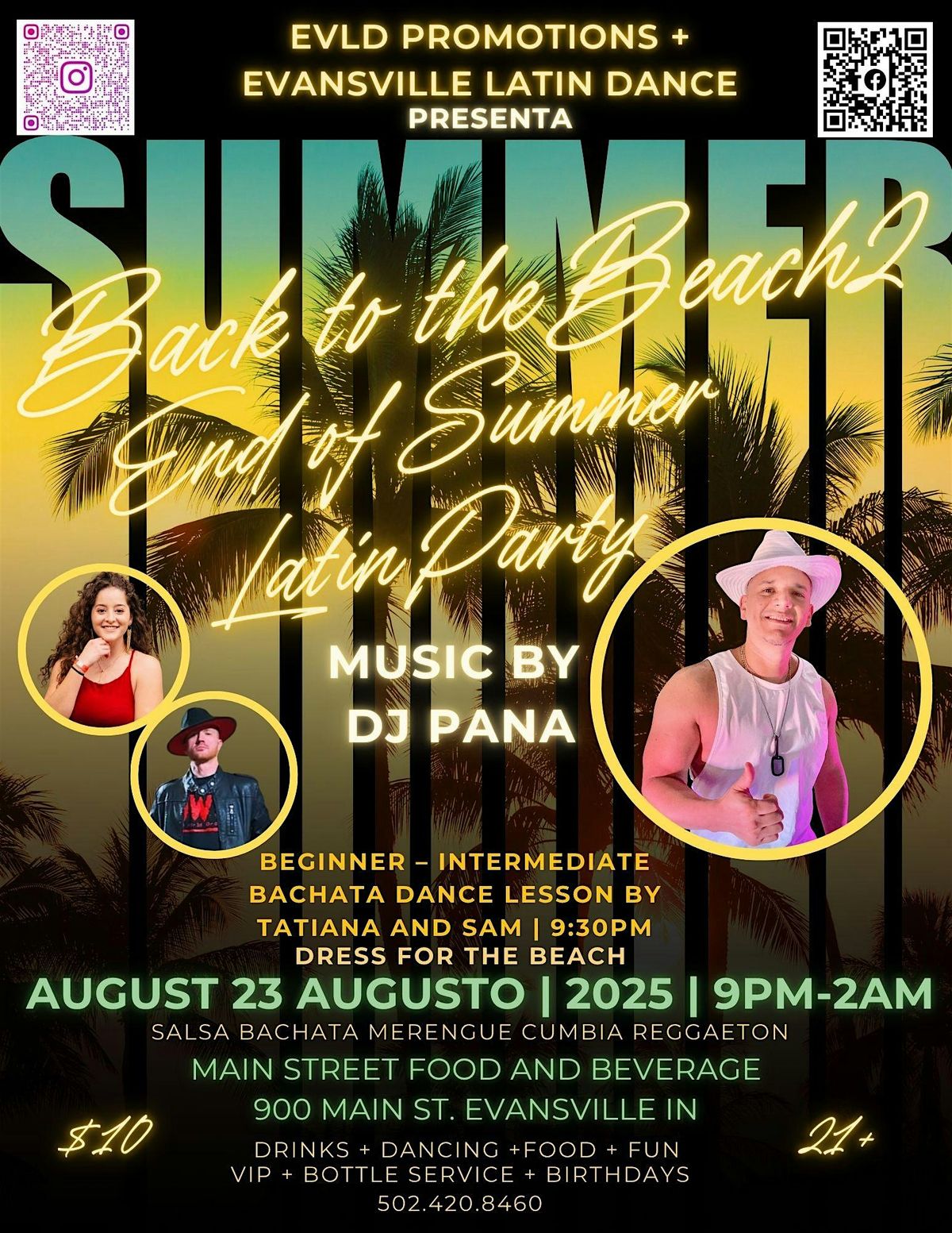 Back to the Beach2: End of Summer  Latin Party, 23 August | Event in Evansville | AllEvents