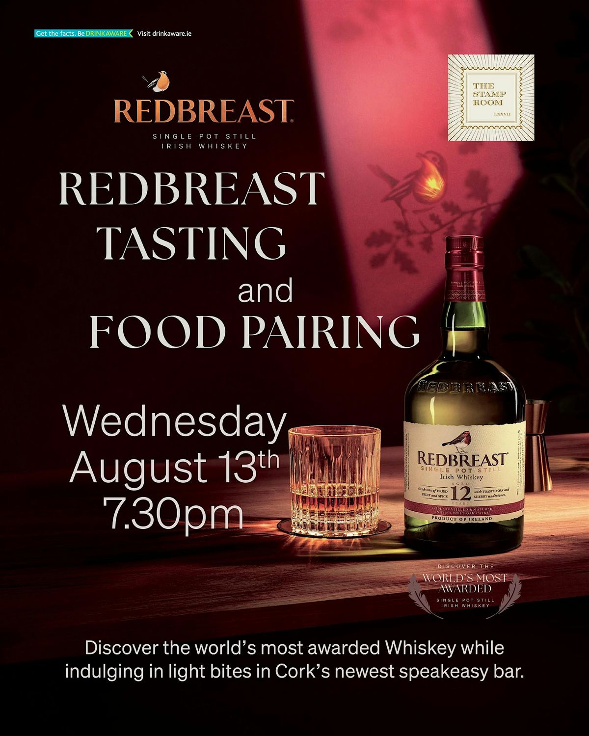 Redbreast Tasting & Food Pairing, 13 August | Event in Cork | AllEvents
