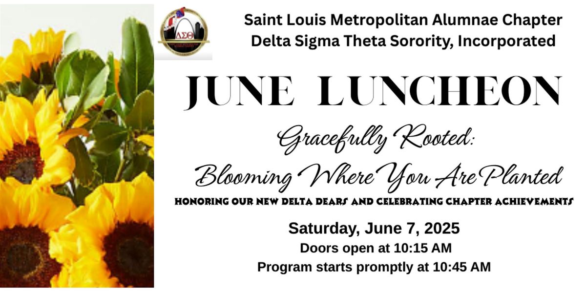 Delta Sigma Theta - SLMAC 2025 June Luncheon, 7 June | Event in St. Louis | AllEvents