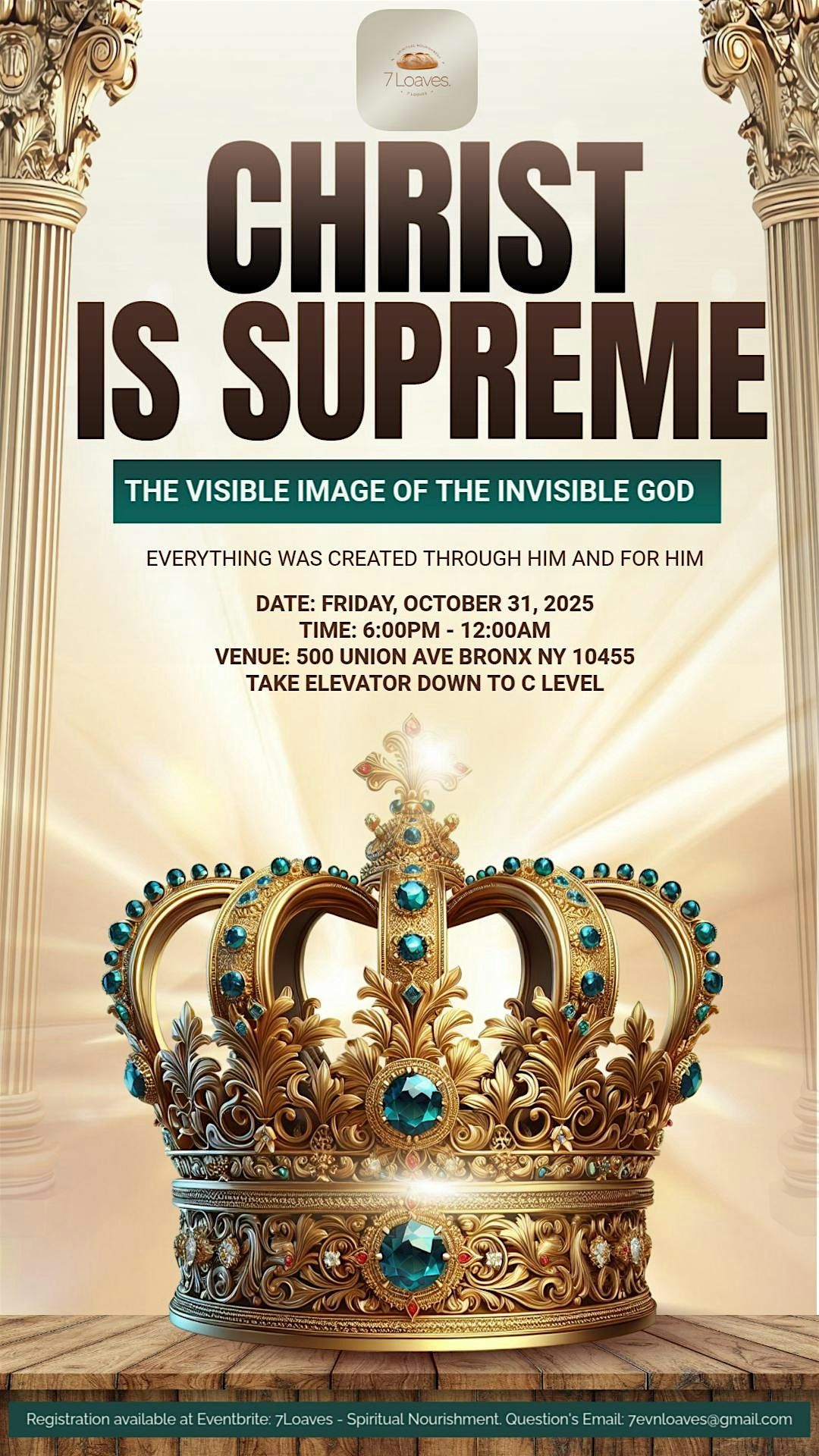 CHRIST IS SUPREME, 31 October | Event in The Bronx | AllEvents