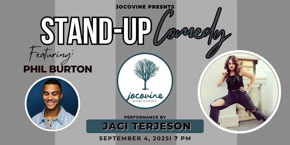Stand Up Comedy with Jaci Terjeson @ Jocovine, 4 September | Event in Bellevue | AllEvents