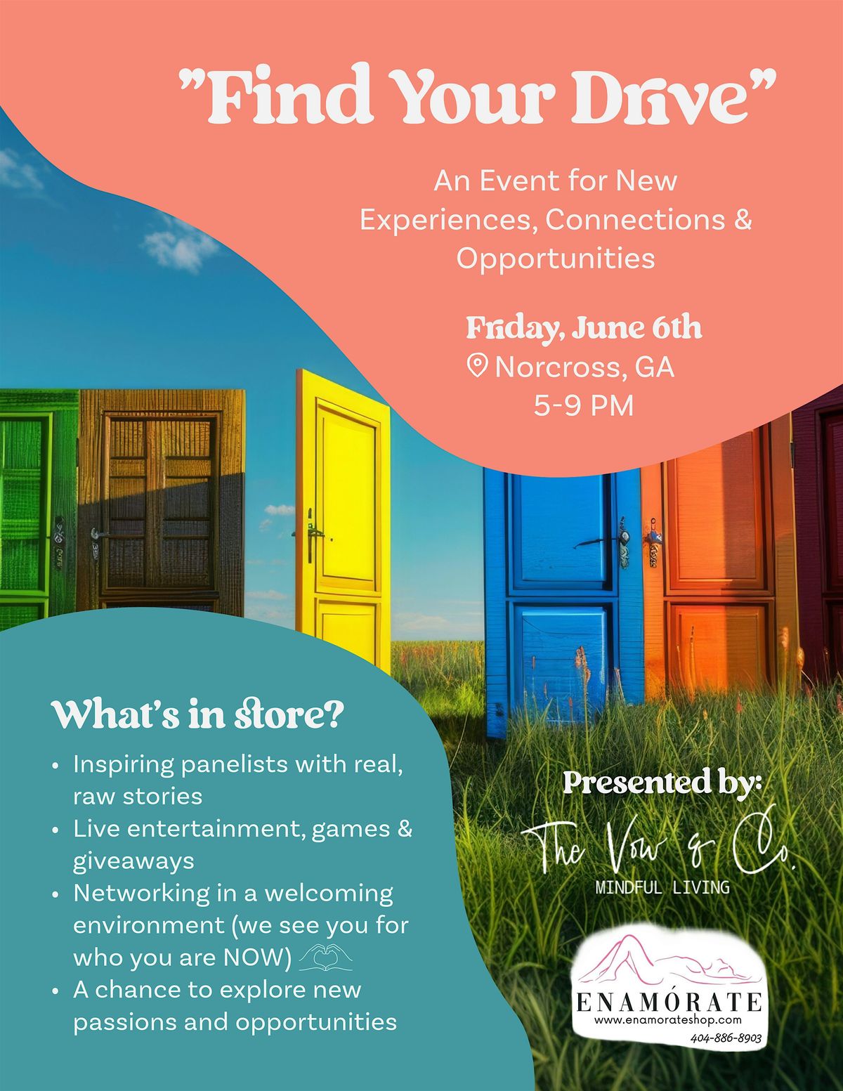 Find Your Drive: An Event for New Experiences, Connection, & Opportunities, 6 June | Event in Norcross