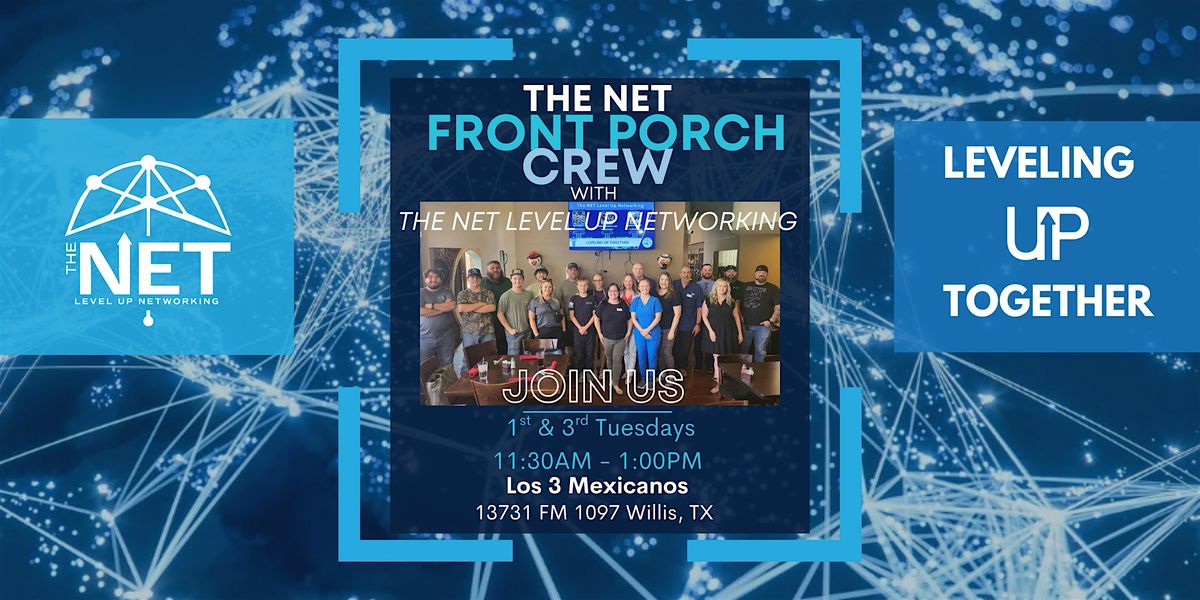 The NET Front Porch Crew Team Networking, 19 August | Event in Willis | AllEvents