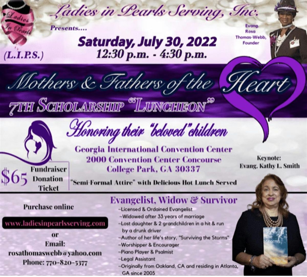 2025 L.I.P.S Mothers and Fathers of the Heart Luncheon, 2 August | Event in Atlanta | AllEvents