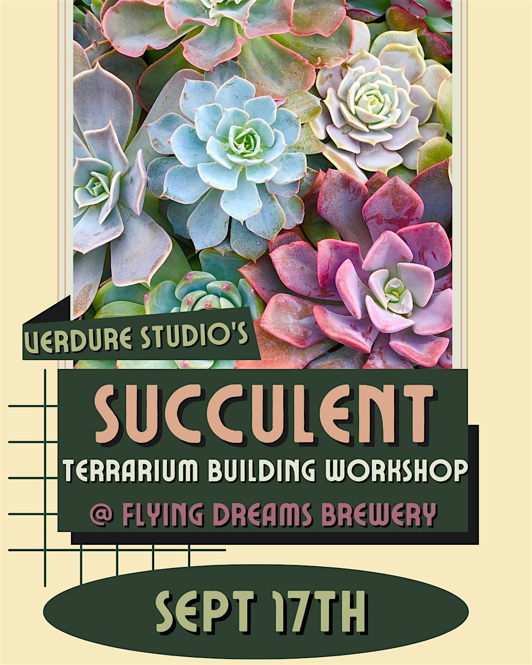 Pints & Plants - Succulent Terrarium Building Workshop, 17 September | Event in Marlborough | AllEvents