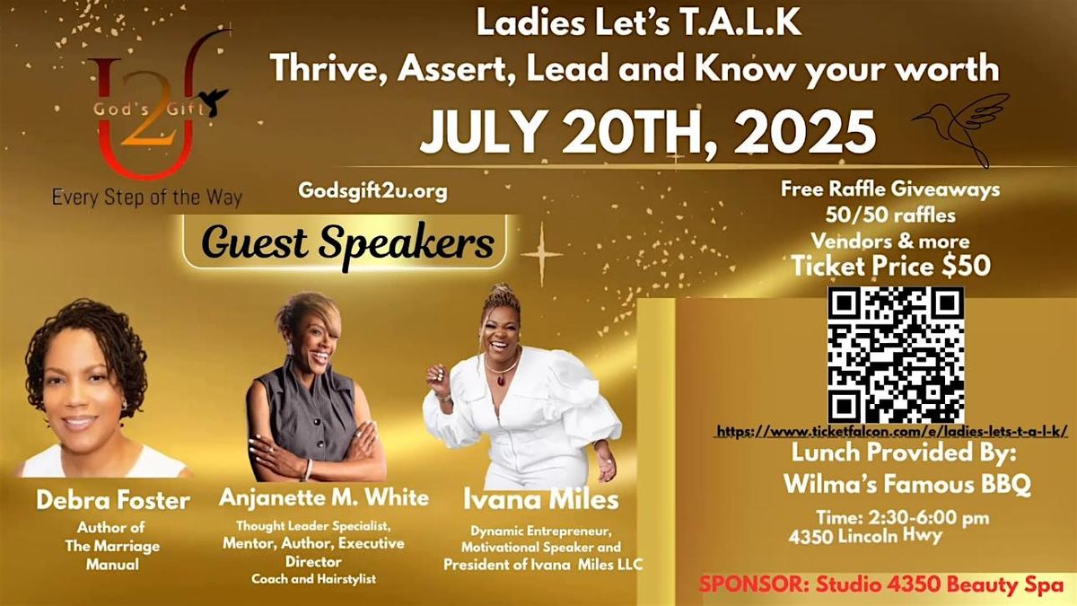 Ladies Let’s T.A.L.K, 20 July | Event in Matteson | AllEvents