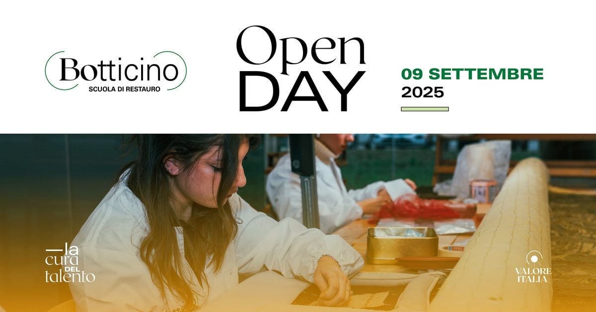 OPEN DAY // Scuola di Restauro di Botticino, 9 September | Event in Milano | AllEvents