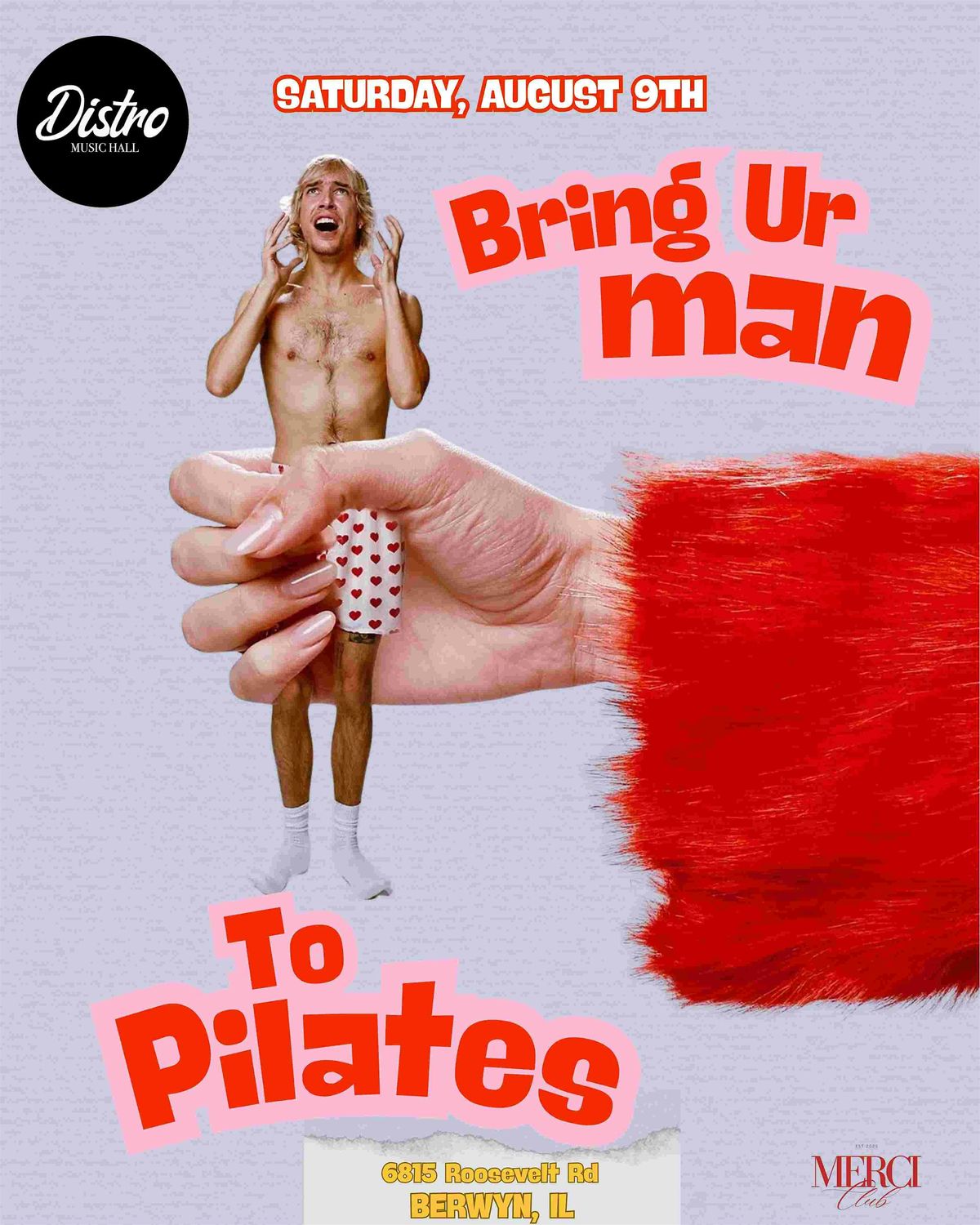 BRING YOUR MAN TO PILATES CLASS, 9 August | Event in Berwyn | AllEvents