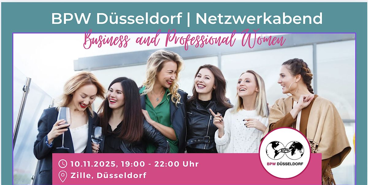 BPW Düsseldorf e.V.: Netzwerkabend im November, 10 November | Event in Düsseldorf | AllEvents