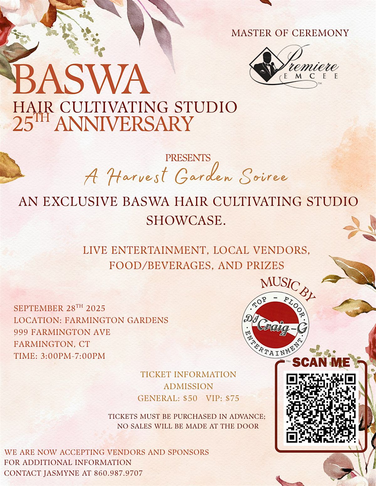 BASWA's 25th Anniversary: A Fall Garden Soirée, 28 September | Event in Farmington | AllEvents