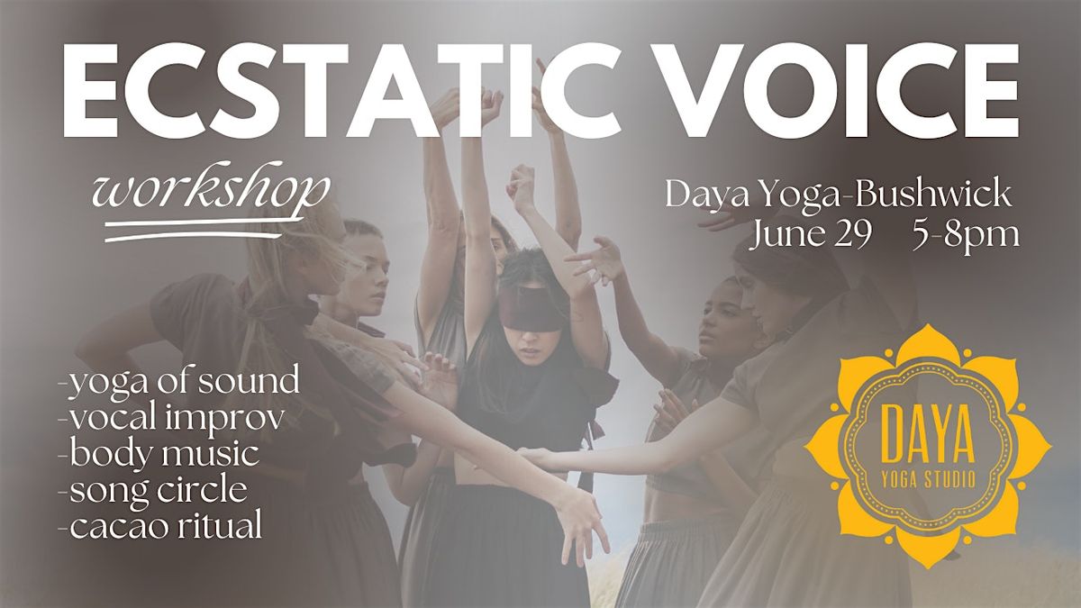 Ecstatic Voice Workshop, 29 June | Event in Brooklyn | AllEvents