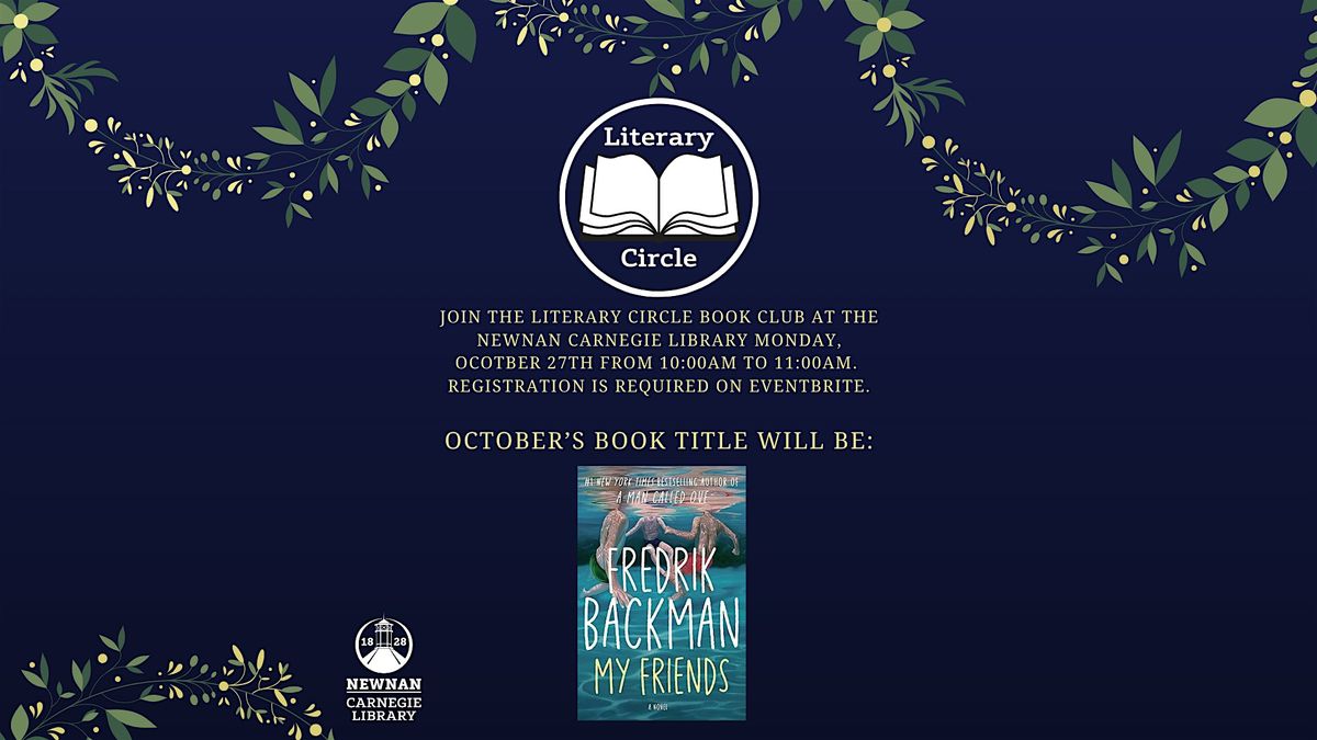Literary Circle Book Club, 27 October | Event in Newnan | AllEvents
