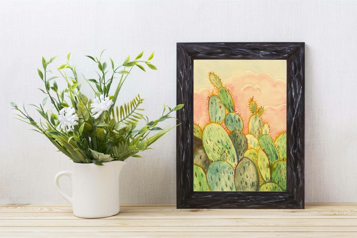 Watercolor Cactus Paint and Sip at Vanishing West CIders, 17 August | Event in Aurora | AllEvents