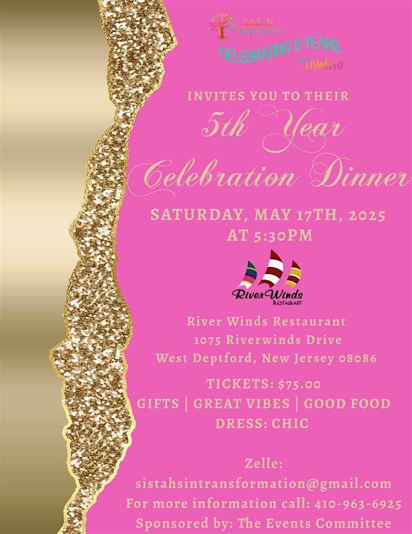 5th Year Sistahs In Transformation Celebration Dinner, 17 May | Event in West Deptford | AllEvents
