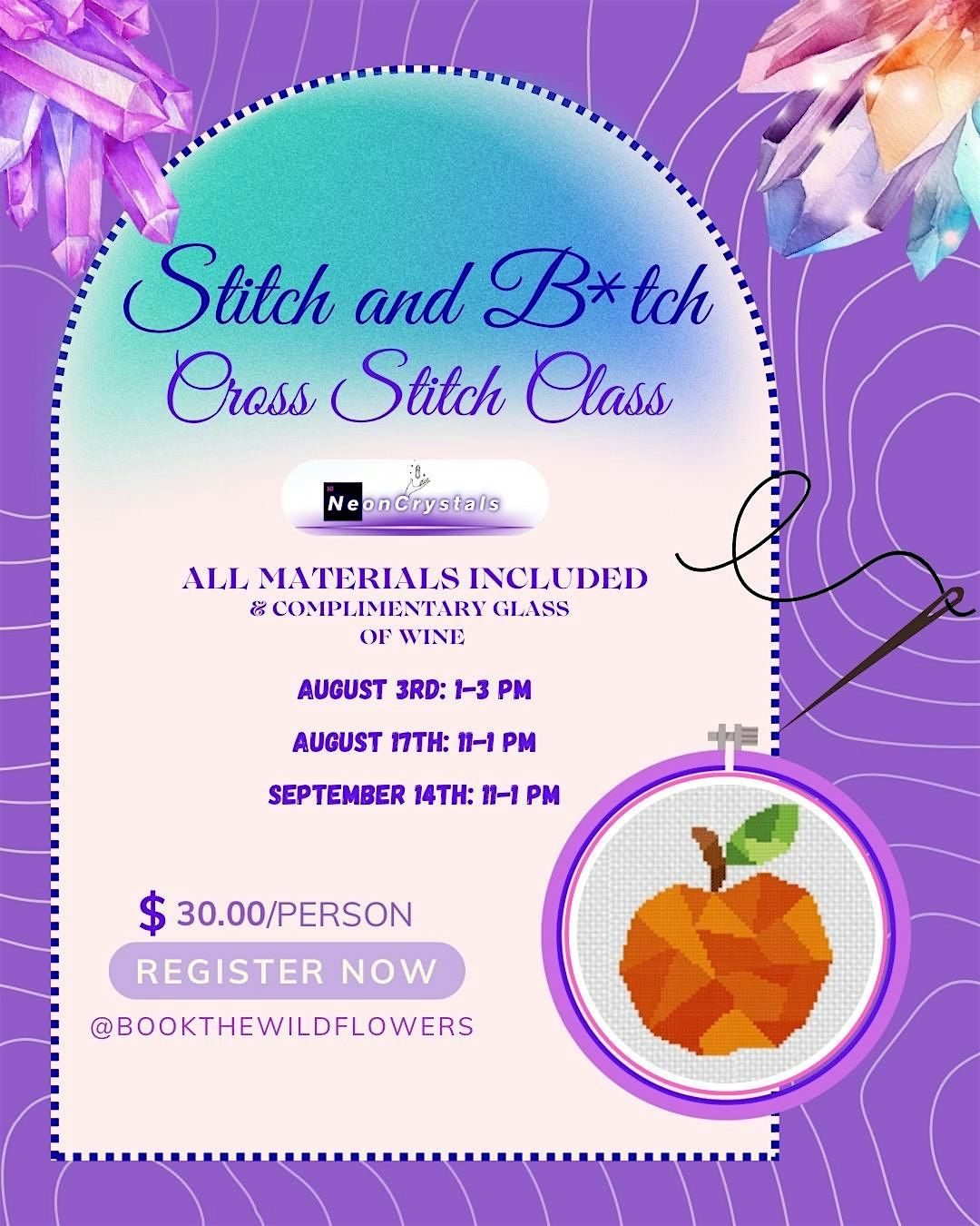 Cross stitching ✨Bitch and stitch in community, 14 September | Event in McKinney | AllEvents