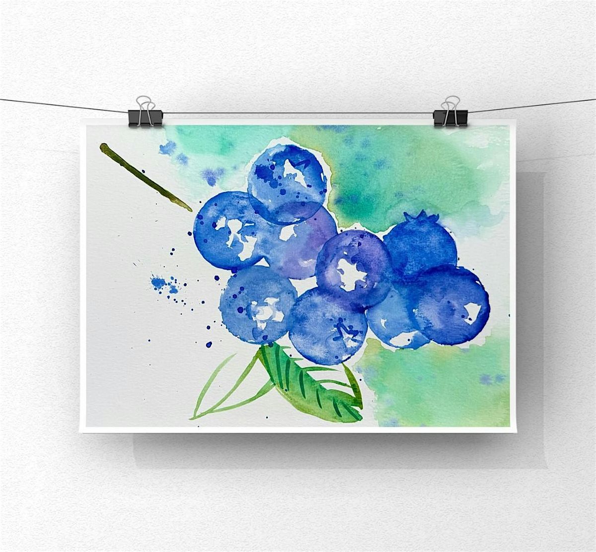 Wild Blueberries in Watercolor, 7 June | Event in Orlando | AllEvents