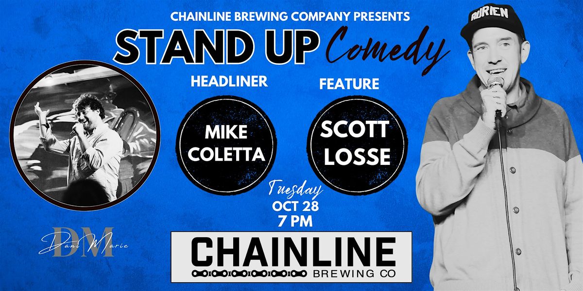 Stand Up Comedy with Scott Losse @ Chainline, 28 October | Event in Kirkland | AllEvents