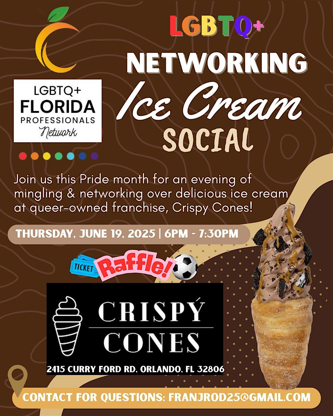 LGBTQ+ Networking Ice Cream Social, 19 June | Event in Orlando | AllEvents