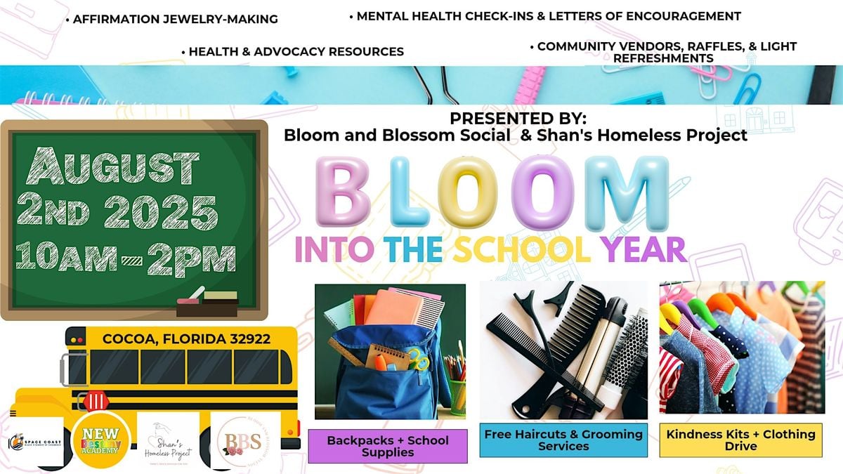 Bloom into the School Year, 2 August | Event in Cocoa West | AllEvents