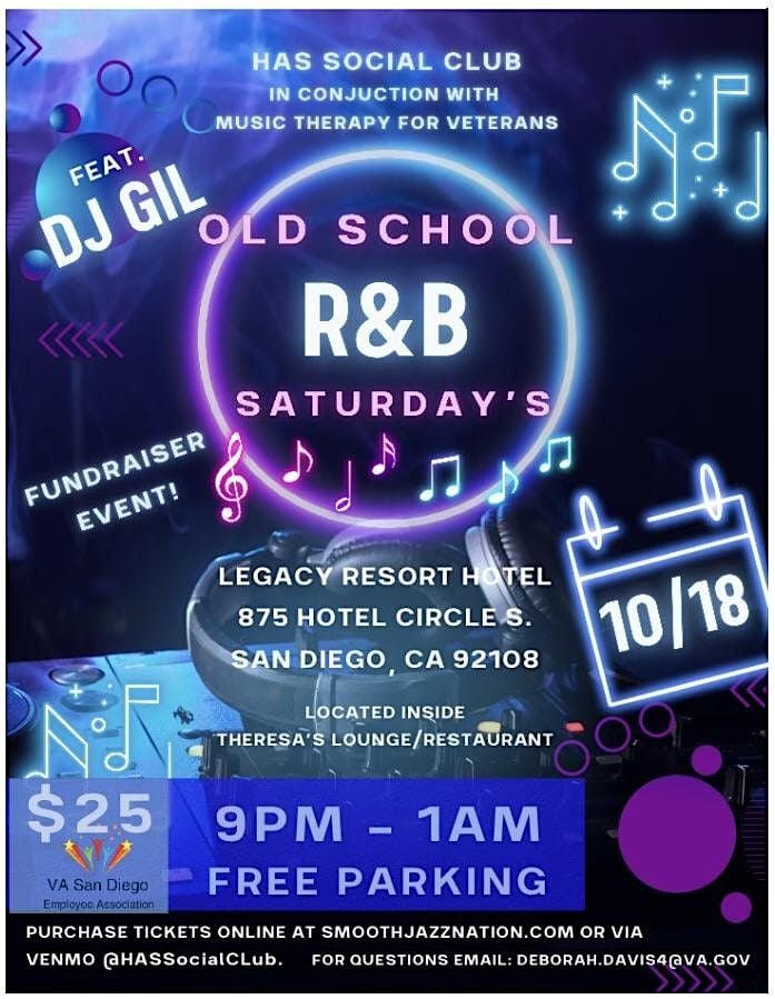 OLD SCHOOL AND R&B SATURDAY'S, 18 October | Event in San Diego | AllEvents