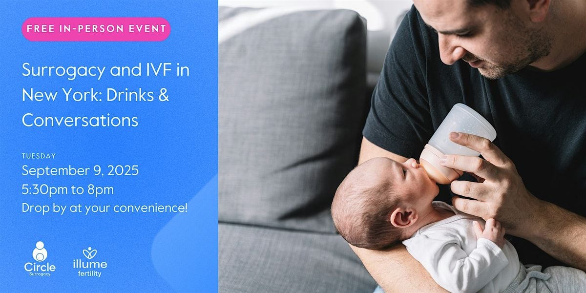 Surrogacy and IVF in New York: Drinks and Conversations, 9 September | Event in New York | AllEvents