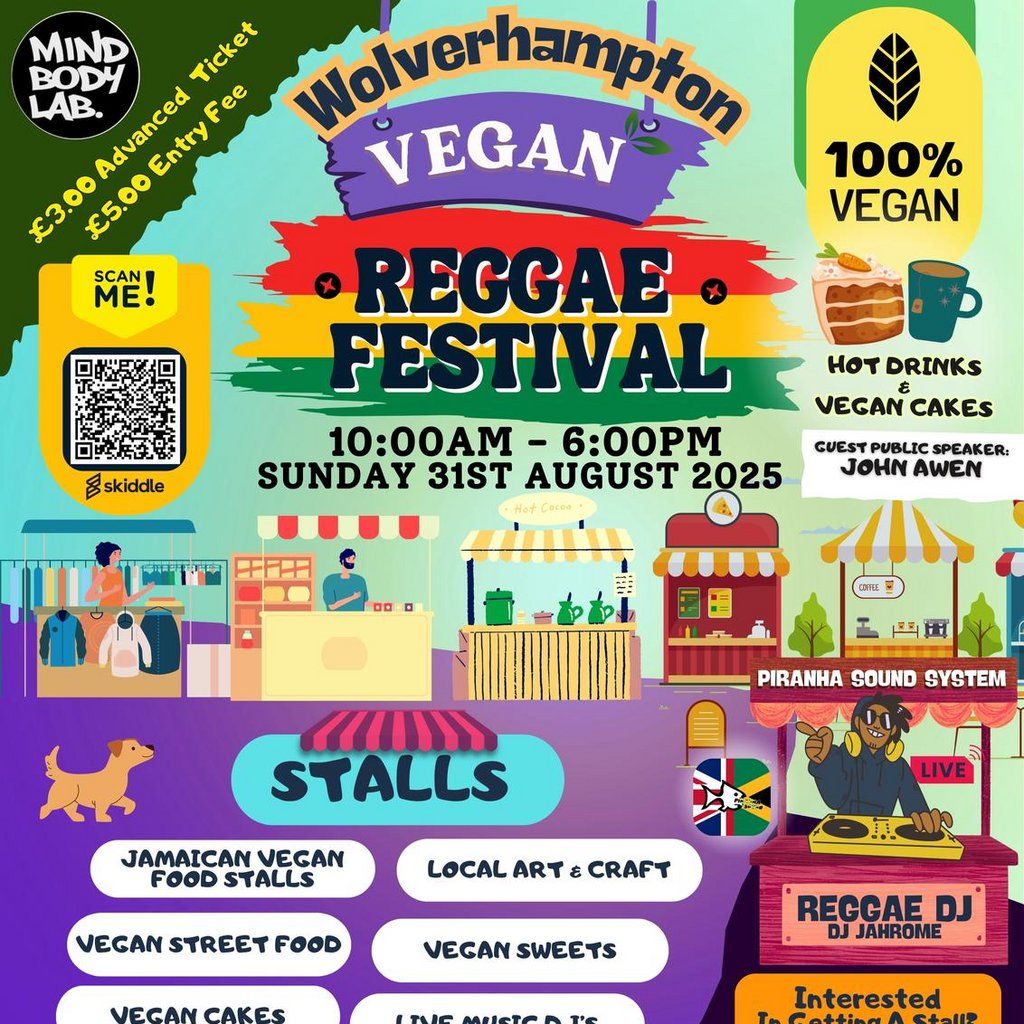 Wolverhampton Vegan Reggae Festival, 31 August | Event in Wolverhampton | AllEvents