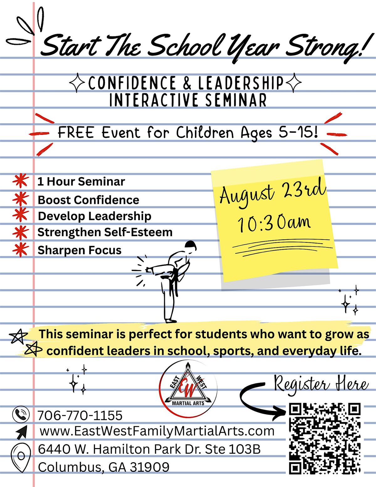 Start the School Year Strong!, 23 August | Event in Columbus | AllEvents
