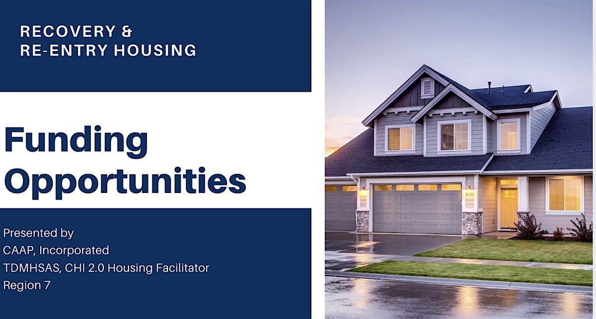 Funding Opportunities for Re-Entry & Recovery Housing, 28 August | Event in Memphis | AllEvents