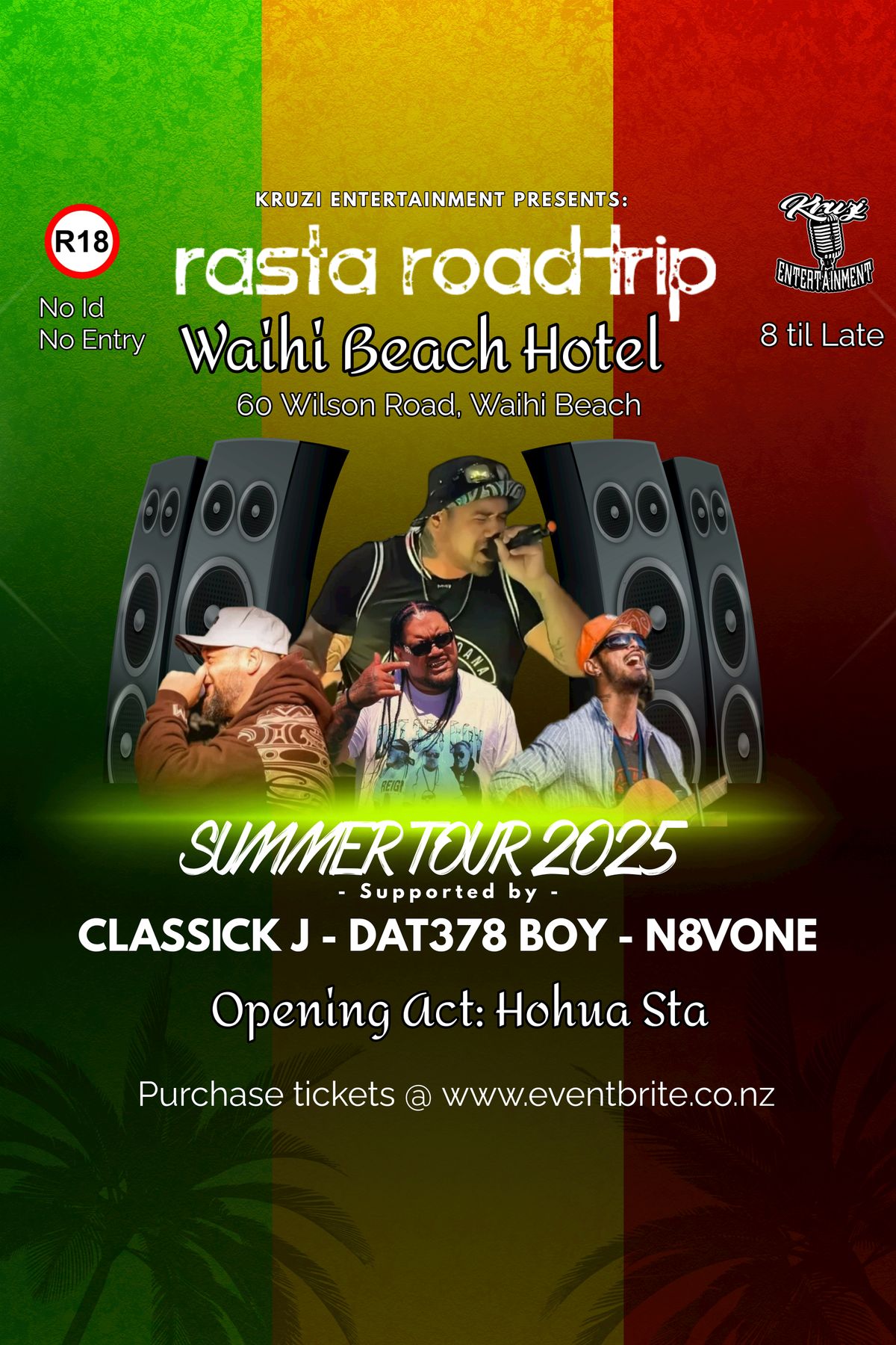 Rasta Road Trip Waihi Beach, 5 December | Event in Waihi Beach | AllEvents