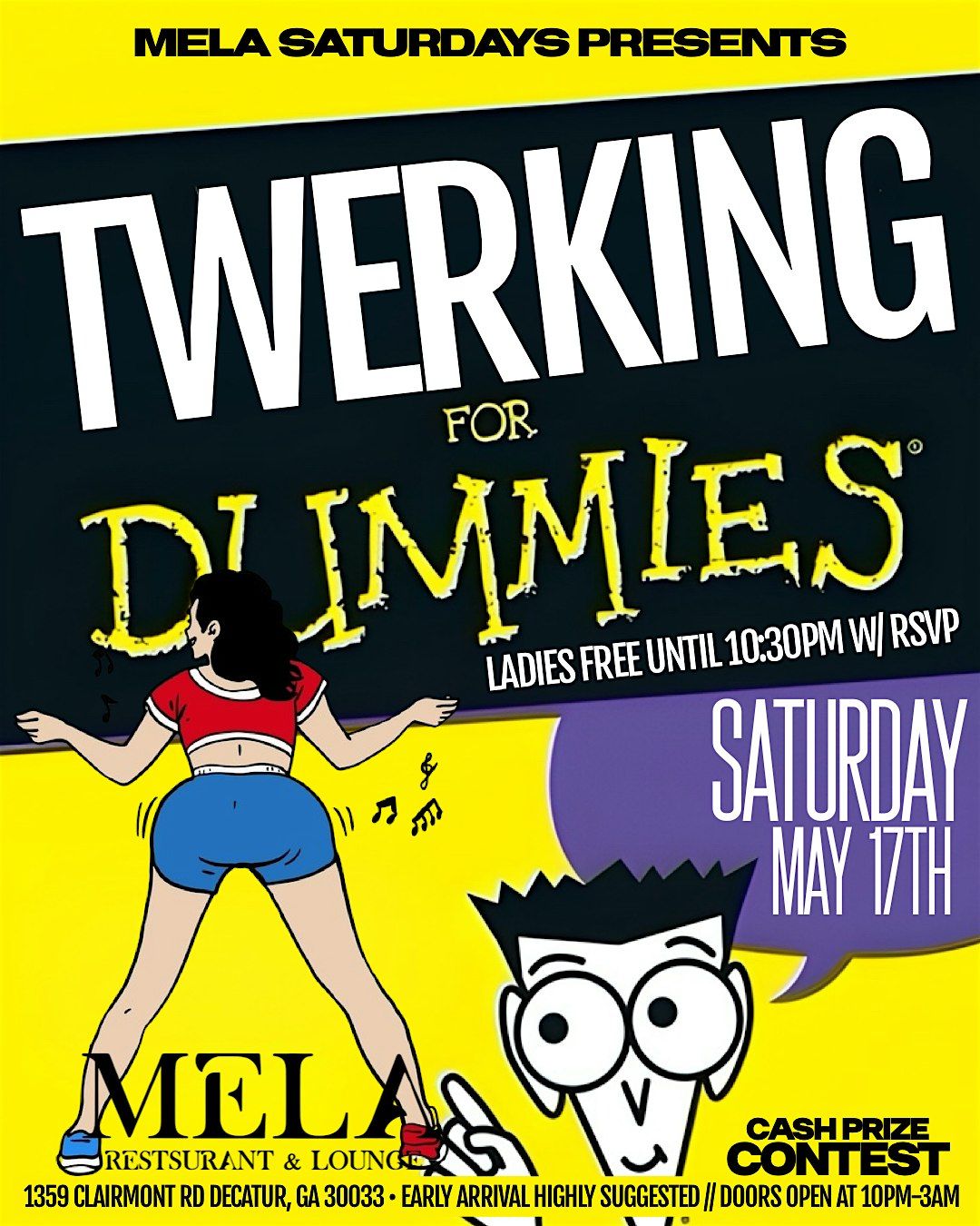MELA SATURDAYS PRESENTS  TWERKIN 4 DUMMIES  SATURDAY MAY 17TH (FREE LINK) | Event in Decatur | AllEvents