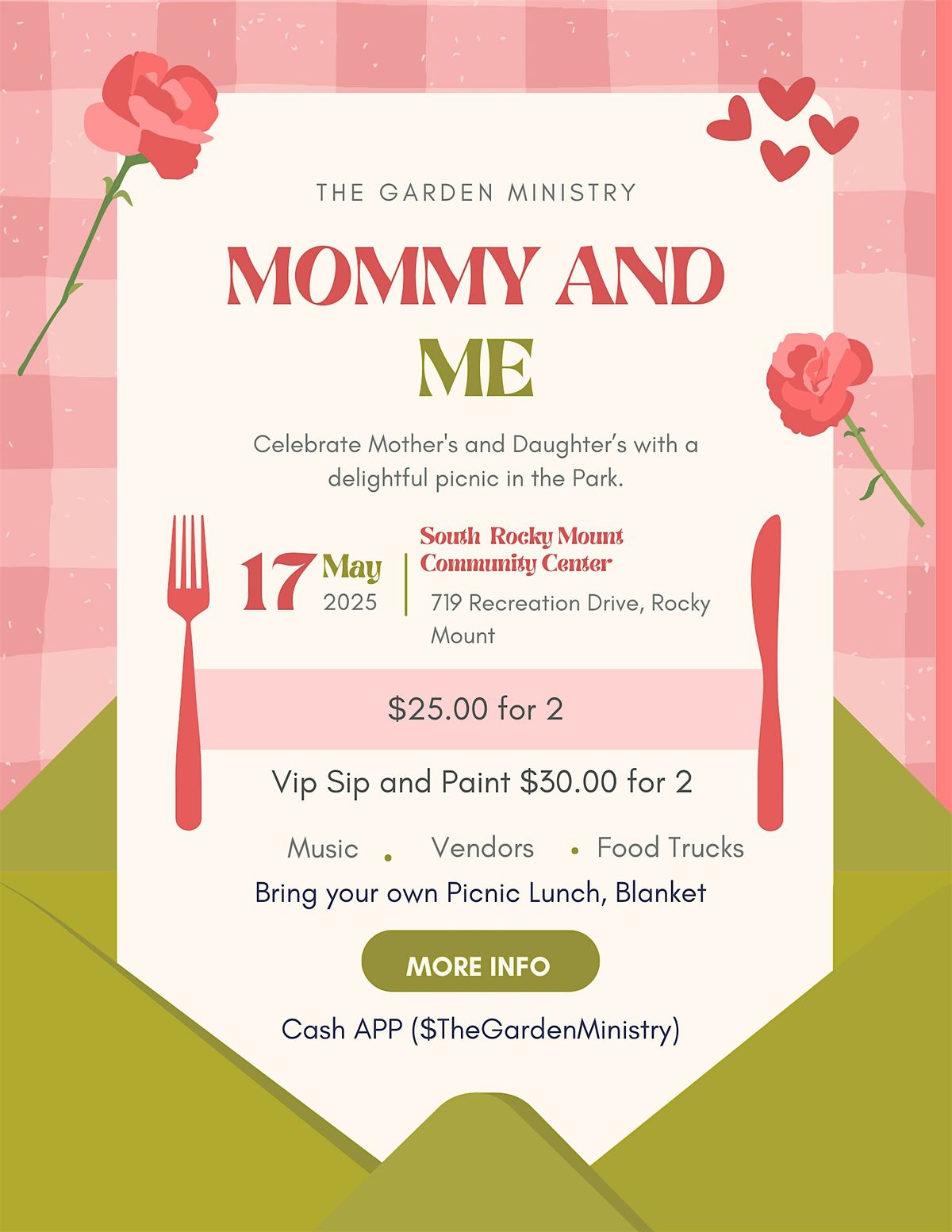 Mommy and Me Picnic in the Park, 17 May | Event in Rocky Mount | AllEvents