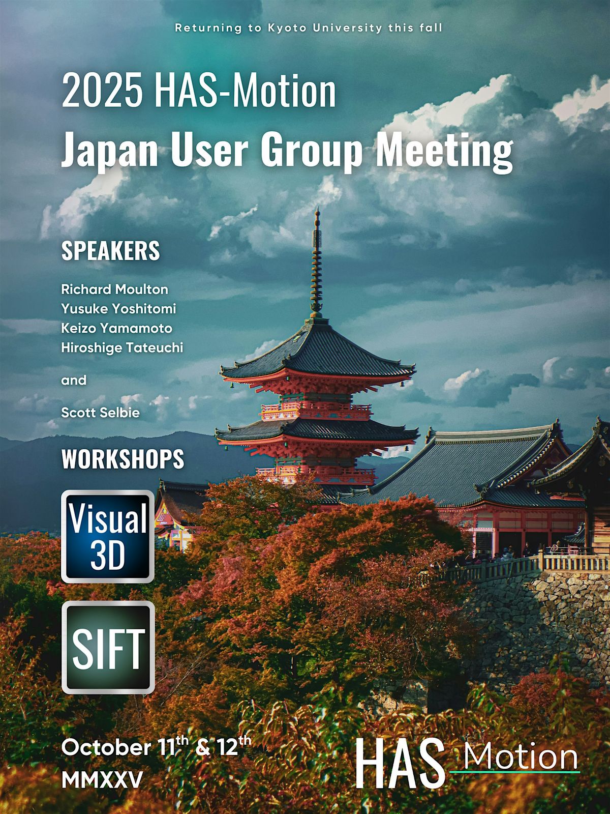 HAS-Motion User Group Meeting, 11 October | Event in Kyoto | AllEvents