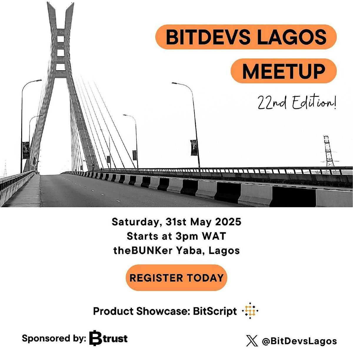 BitDevs Lagos - May 2025 Edition, 31 May | Event in Lagos | AllEvents