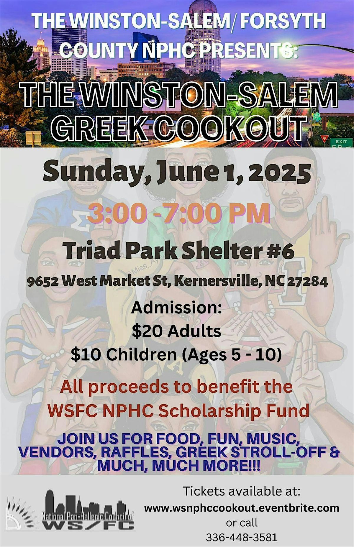 The 2025  Winston-Salem/Forsyth County NPHC Greek Cookout, 1 June | Event in Kernersville | AllEvents