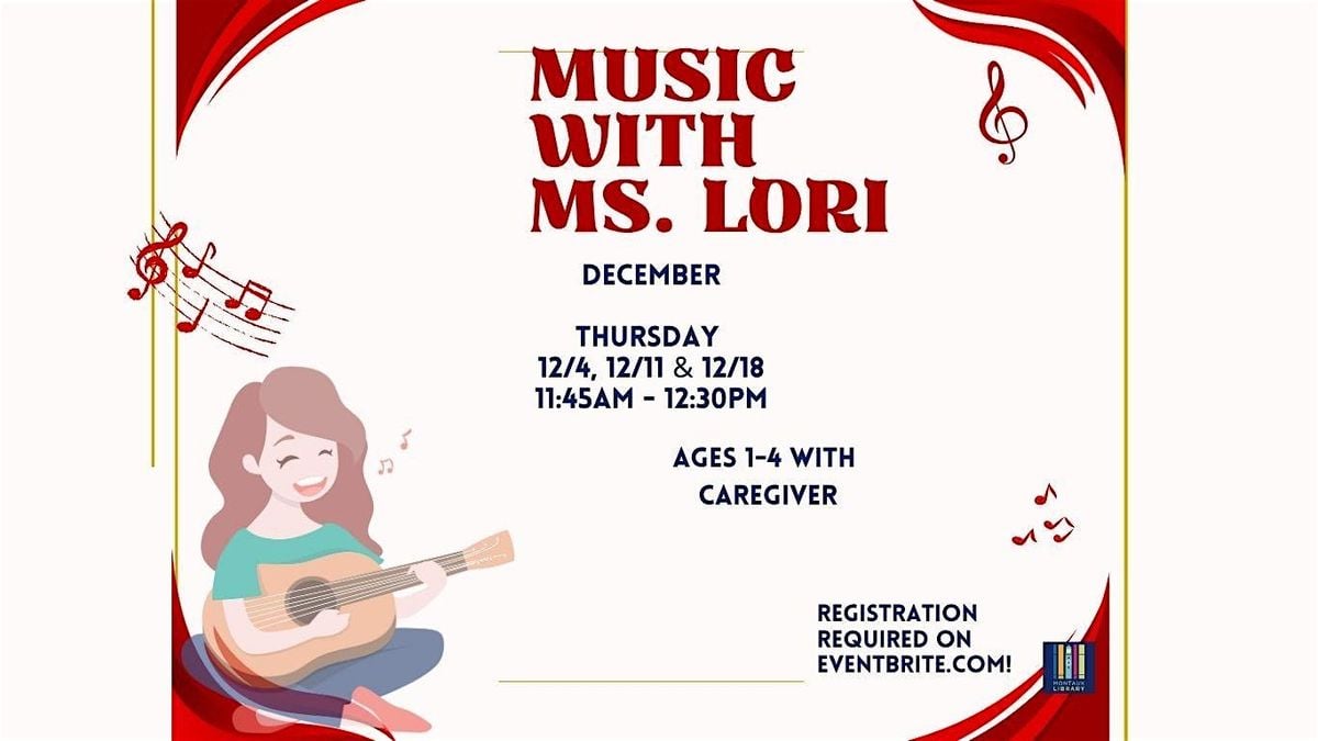 Sharing Music with Ms.Lori, 4 December | Event in Montauk | AllEvents