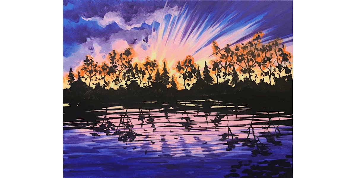 Sunset in Purple - Paint and Sip in Phoenix | Classpop!™, 18 August | Event in Gilbert | AllEvents