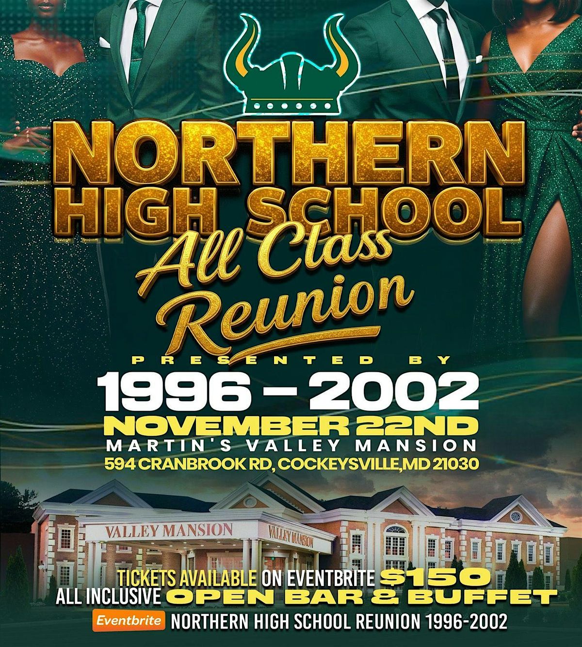 Northern High School Classes 1996 - 2002 Reunion, 22 November | Event in Cockeysville | AllEvents